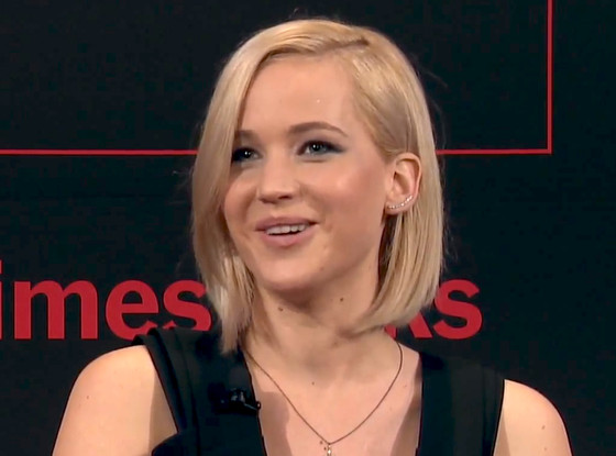 Jennifer Lawrence, Times Talks Jennifer Lawrence, Times Talks